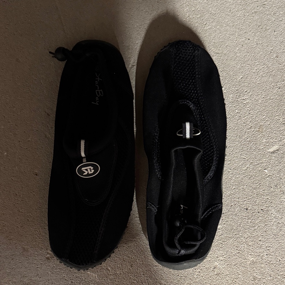 Black Slip-On Water Shoes